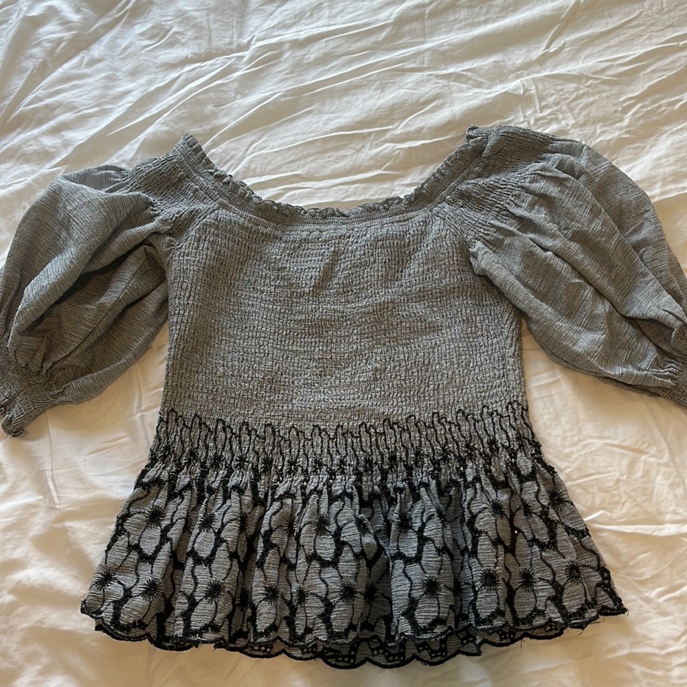 Main strip blouse / Size L